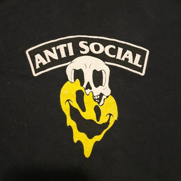 Eighty Eight Brand Anti Social T Shirt Womens Size Small Tee - Picture 3 of 16